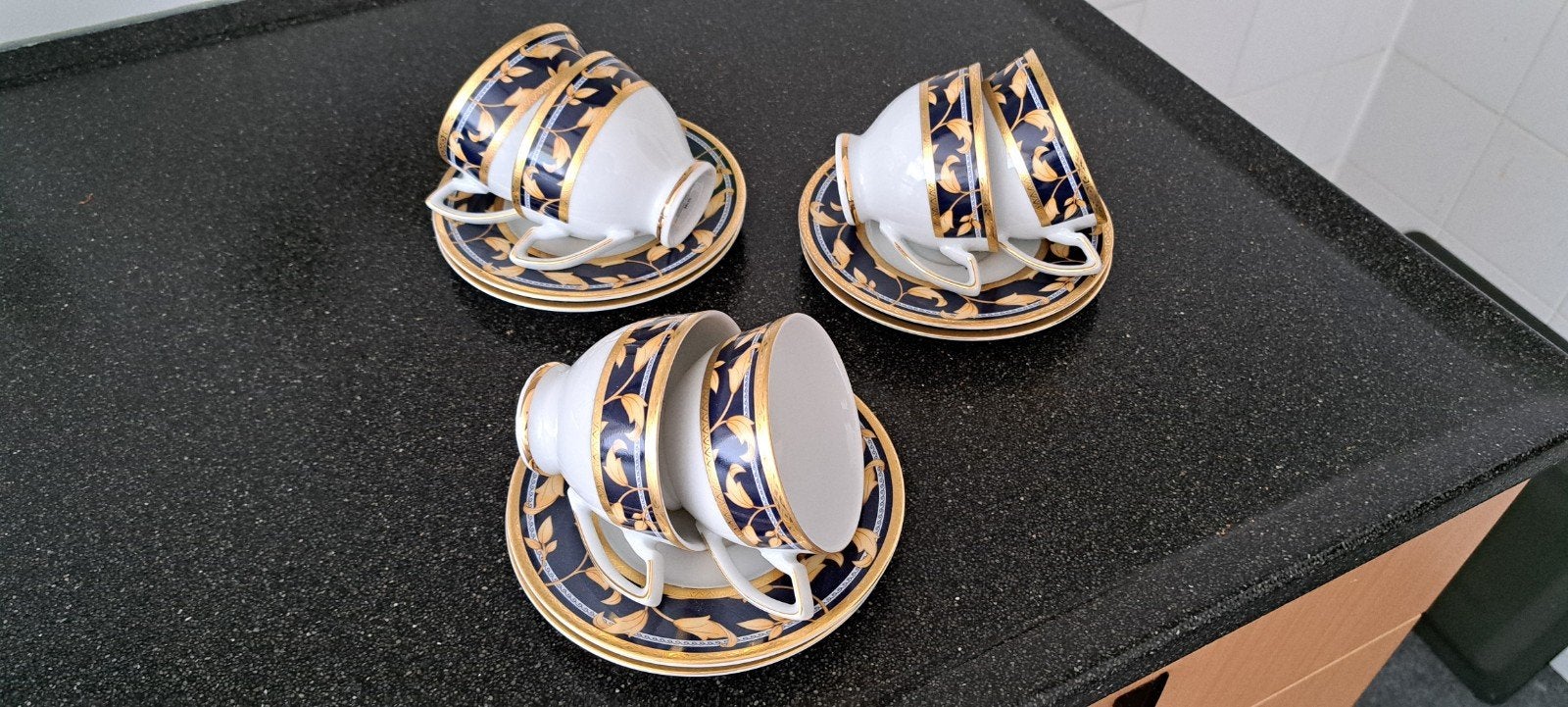 Set van 6 Heinrich Winterling kop en schotels, Ophalen