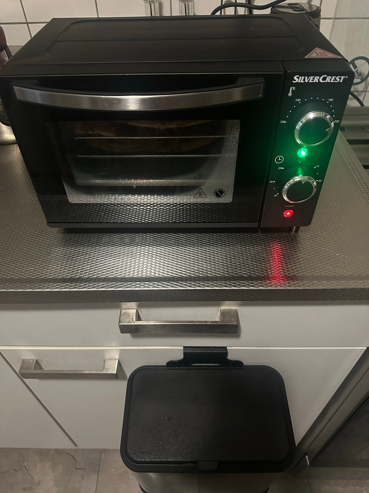 SilverCrest Mini-oven SGB 800 A1 - Compact en Krachtig, Witgoed en Apparatuur, Ovens, Ophalen, Minder dan 45 cm, Silvercrest, Zo goed als nieuw