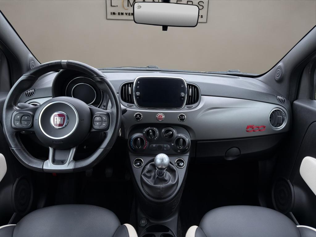 Fiat 500C 1.2 Sport 2017 GRIJS | Cabriolet | TomTom Navigati, Keurmerk '100% Onderhouden', Gebruikt, 4 cilinders, Cabriolet