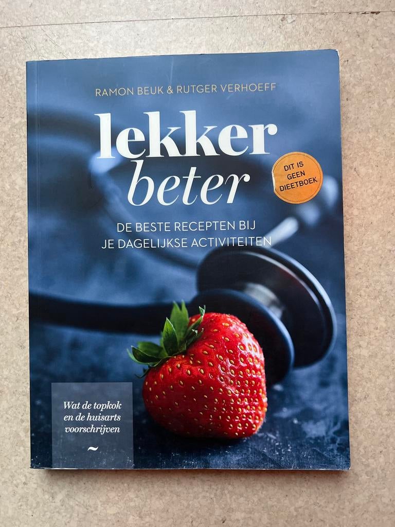 Lekker Beter - Ramon Beuk & Rutger Verhoeff, Boeken, Kookboeken, Hoofdgerechten, Ophalen of Verzenden, Zo goed als nieuw, Gezond koken
