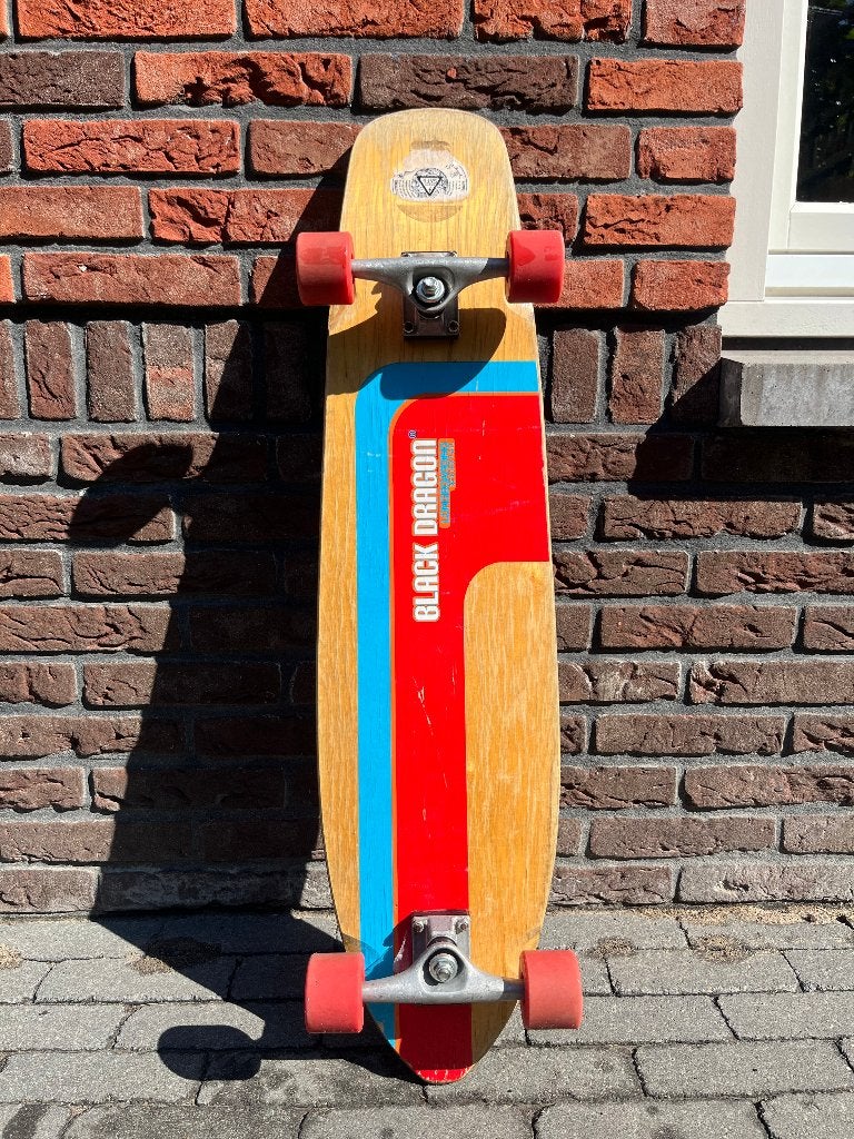 Black Dragon Longboard - Zo goed als nieuw, Ophalen, Zo goed als nieuw, Skateboard, Longboard