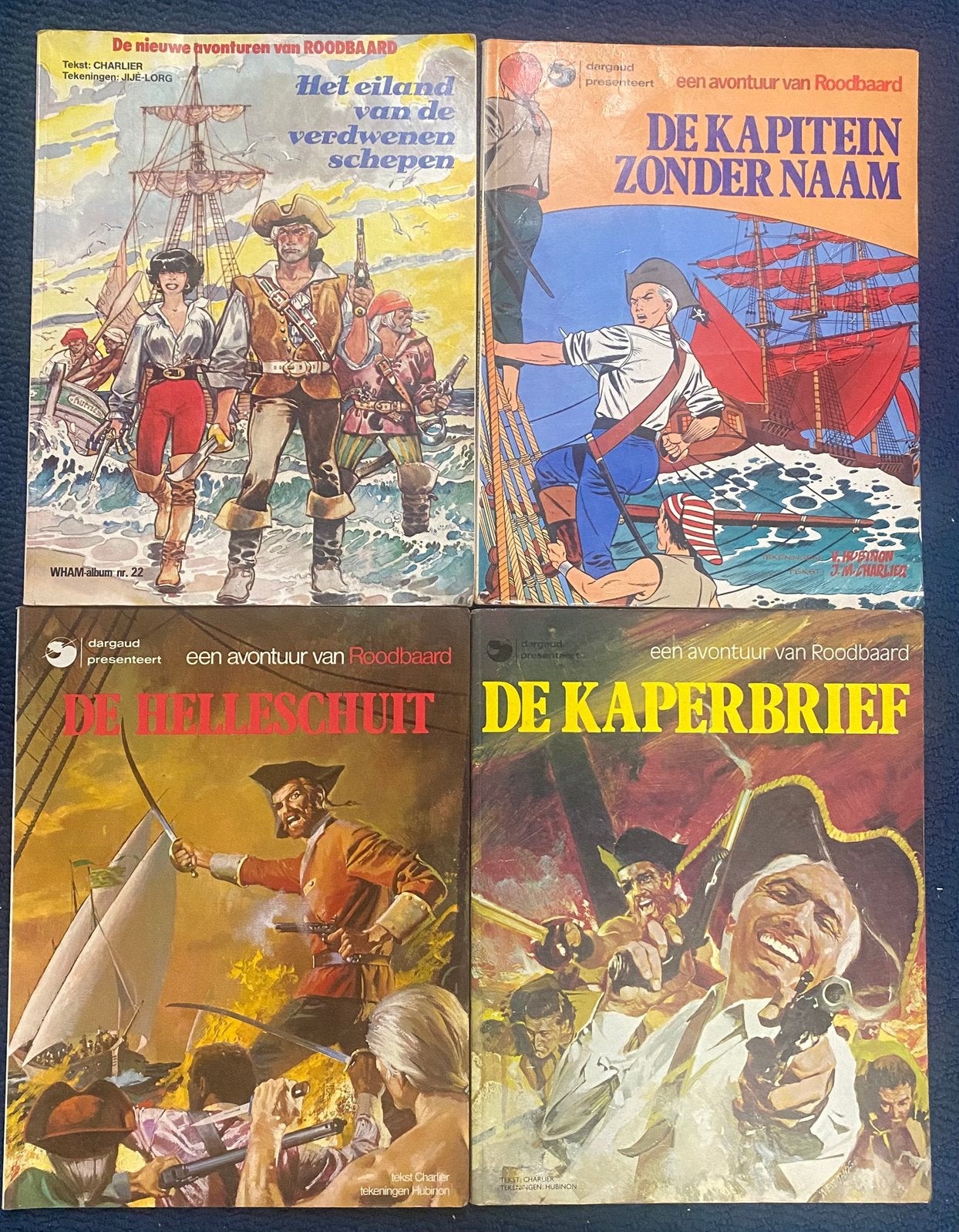Roodbaard albums, Meerdere stripboeken, Ophalen of Verzenden, Gelezen