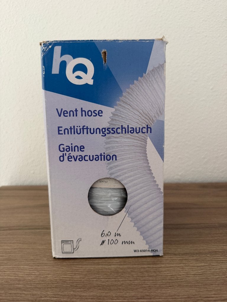 Flexibele luchtafvoerslang diameter 100 mm lengte 6 meter, Doe-het-zelf en Verbouw, Buizen en Afvoer, Overige materialen, 6 meter of meer