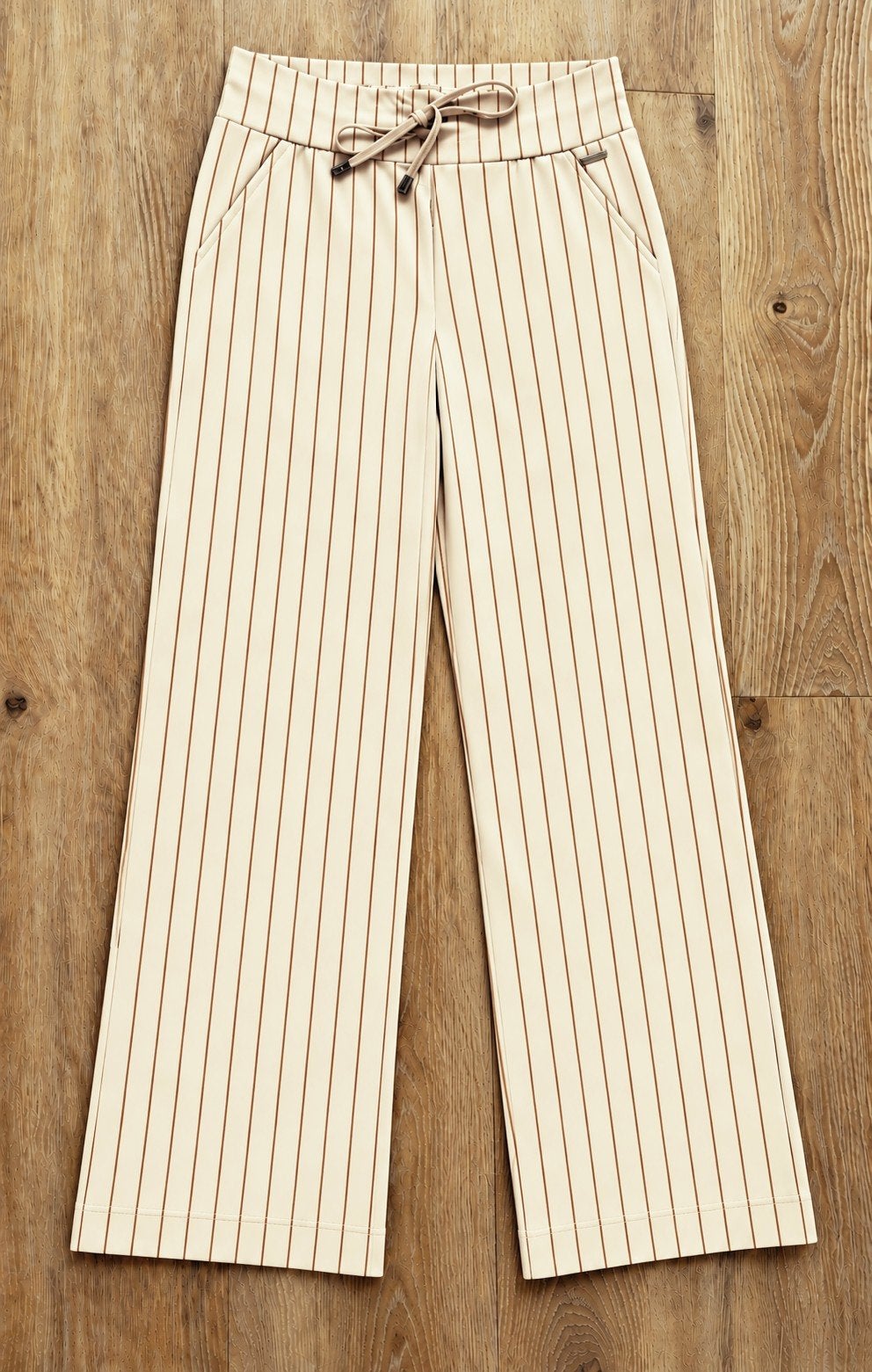 Mi Piace Travelstof Broek Maat XXL Kleur Kit met Mocca Pin, Kleding | Dames, Mi Piace, Maat 46/48 (XL) of groter, Nieuw, Lang