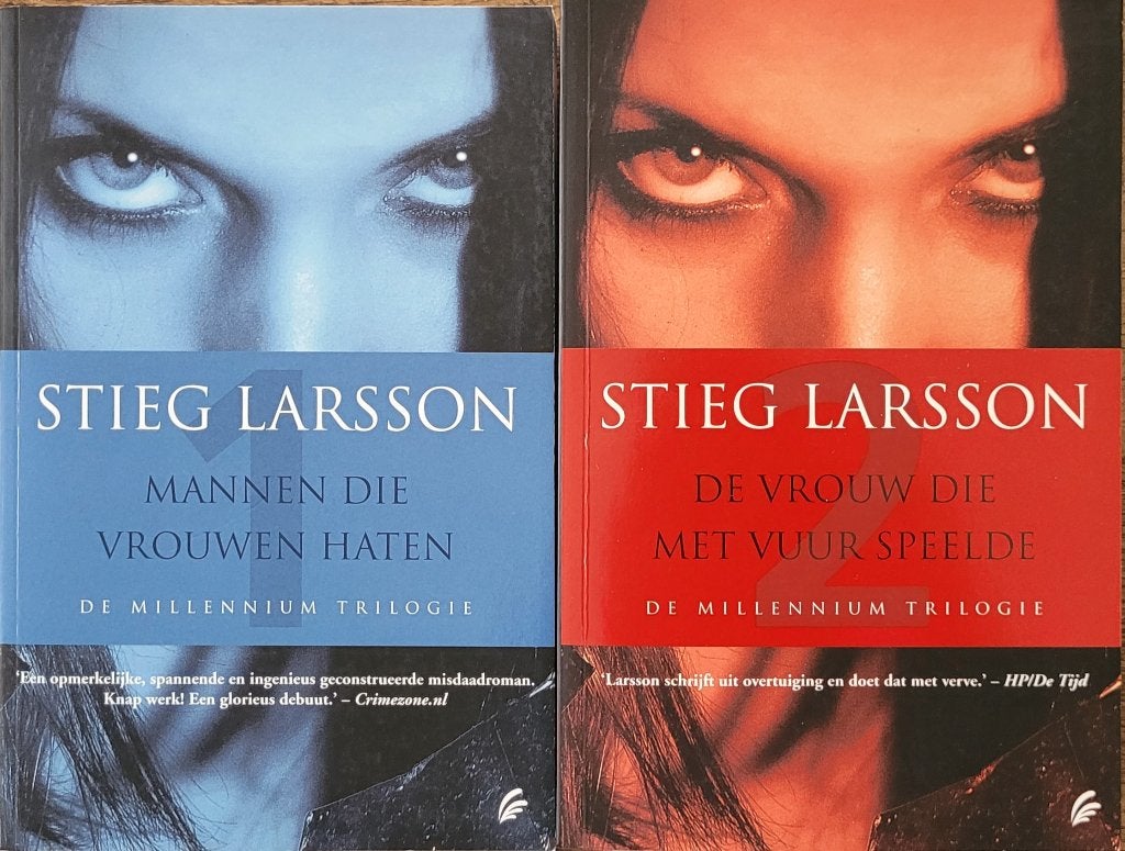 2x Stieg Larrson, Ophalen, Zo goed als nieuw, Stieg Larsson, Nederland
