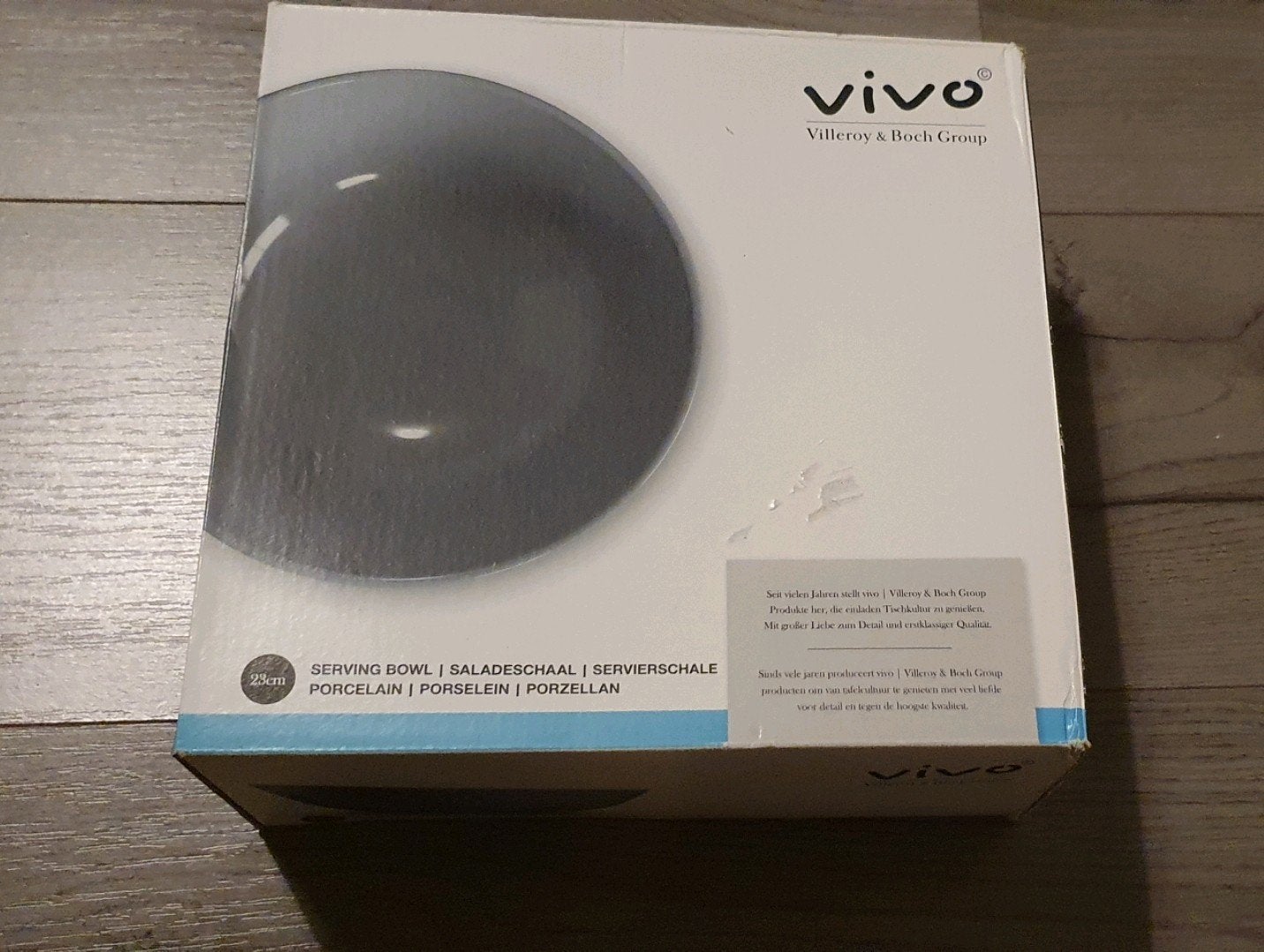 5x Ah vivo villeroy en boch porselein servies salade schaal, Nieuw, Ophalen of Verzenden, Schaal of Schalen, Effen