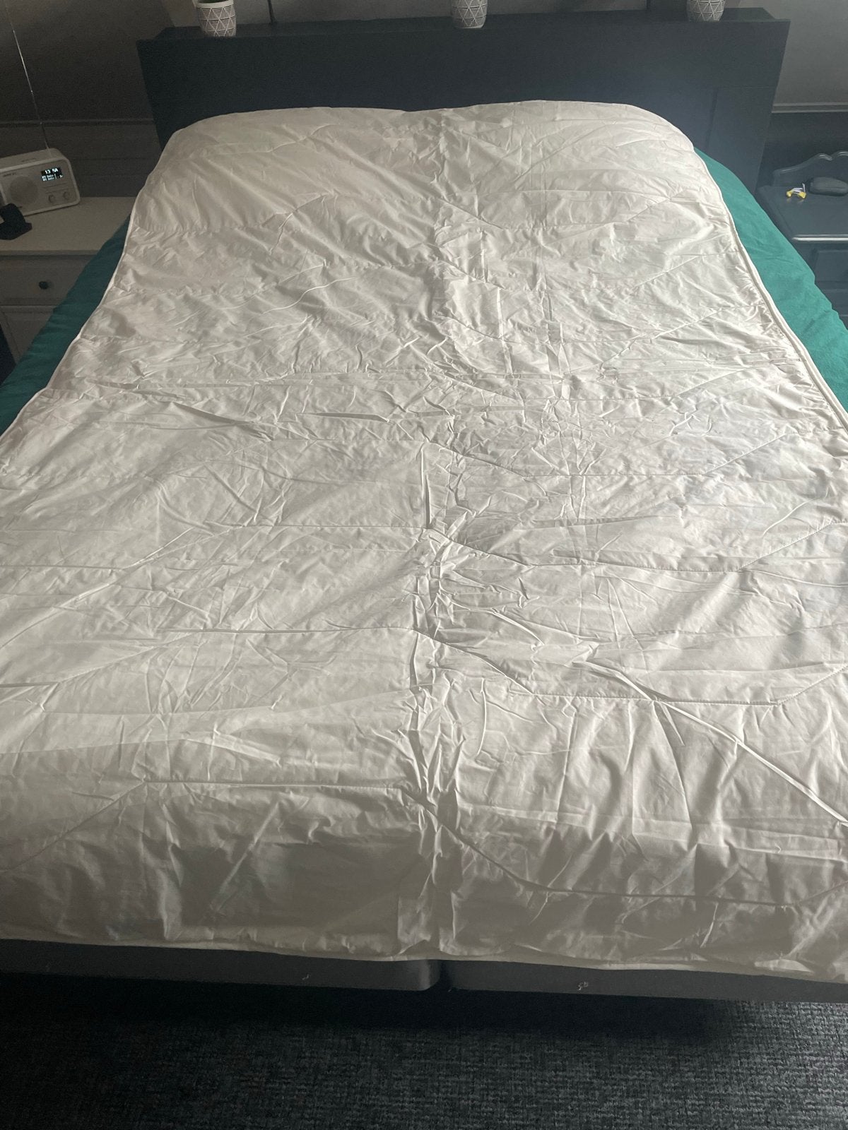 Novitesse 4-seizoenen dekbed 140x220 cm, Ophalen, Gebruikt, Eenpersoons, Wit
