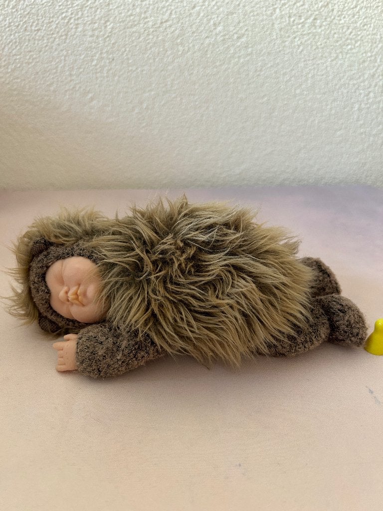 Anne Geddes vintage pluche baby egel knuffelpop 23 cm, Info@unimax.com.hk, Zo goed als nieuw, Pop, Unimax Toys Limited