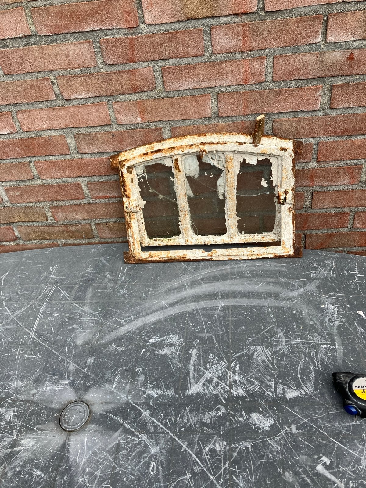 stalraampje, gietijzer, vintage, Ophalen