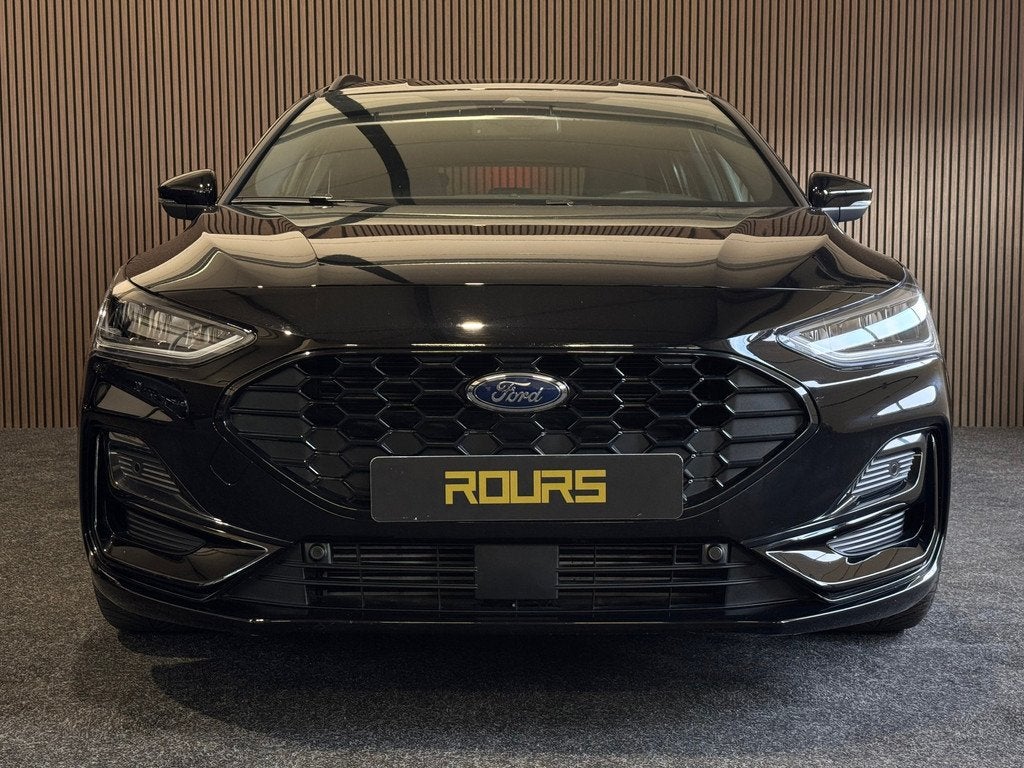 Ford Focus 1.0 Ecoboost Hybrid ST-Line|ACC|Lane|Blindspot|Ca, Stof, Gebruikt, Zwart, Zwart