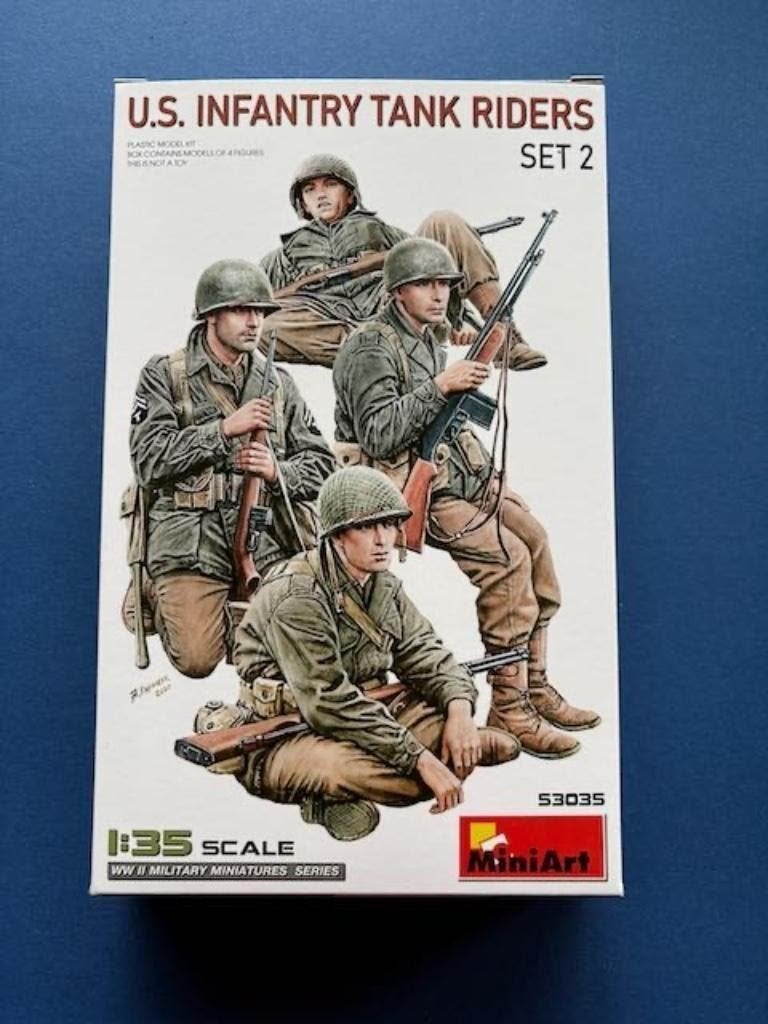 MiniArt	53035	US infantry tank riders set 2	1/35, Verzenden, Nieuw, 1:35 tot 1:50