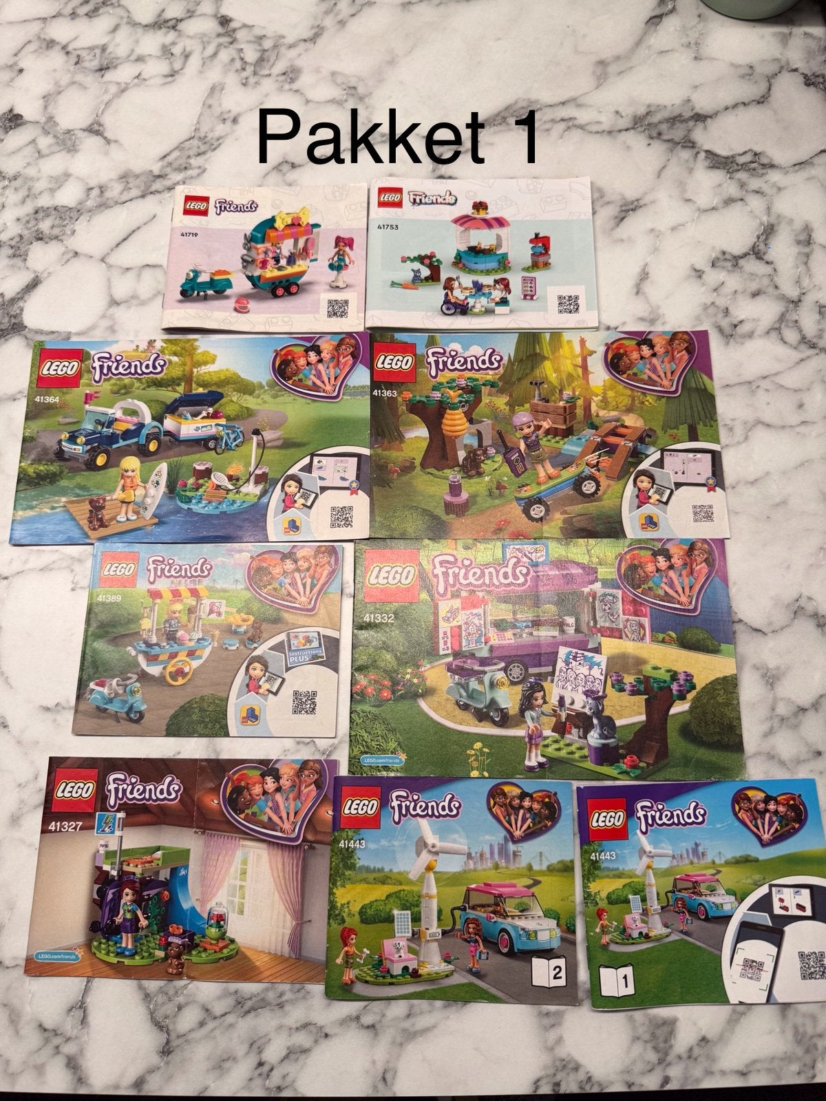 8-delig Lego Friends Pakket (1), Kinderen en Baby's, Ophalen of Verzenden, Complete set, Lego, Friends