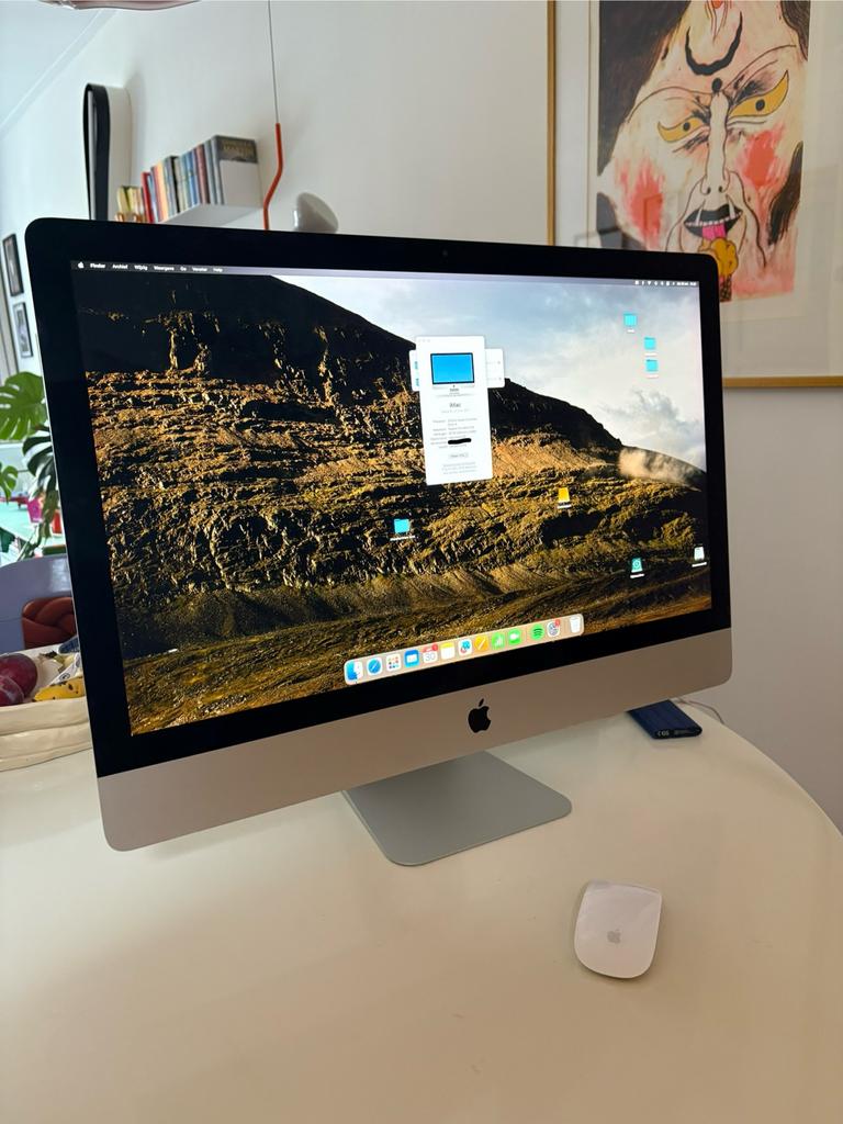 Imac 27 inch 5K | 16GB RAM | 2TB | 3,8ghz i5, Ophalen, Gebruikt, HDD en SSD, IMac
