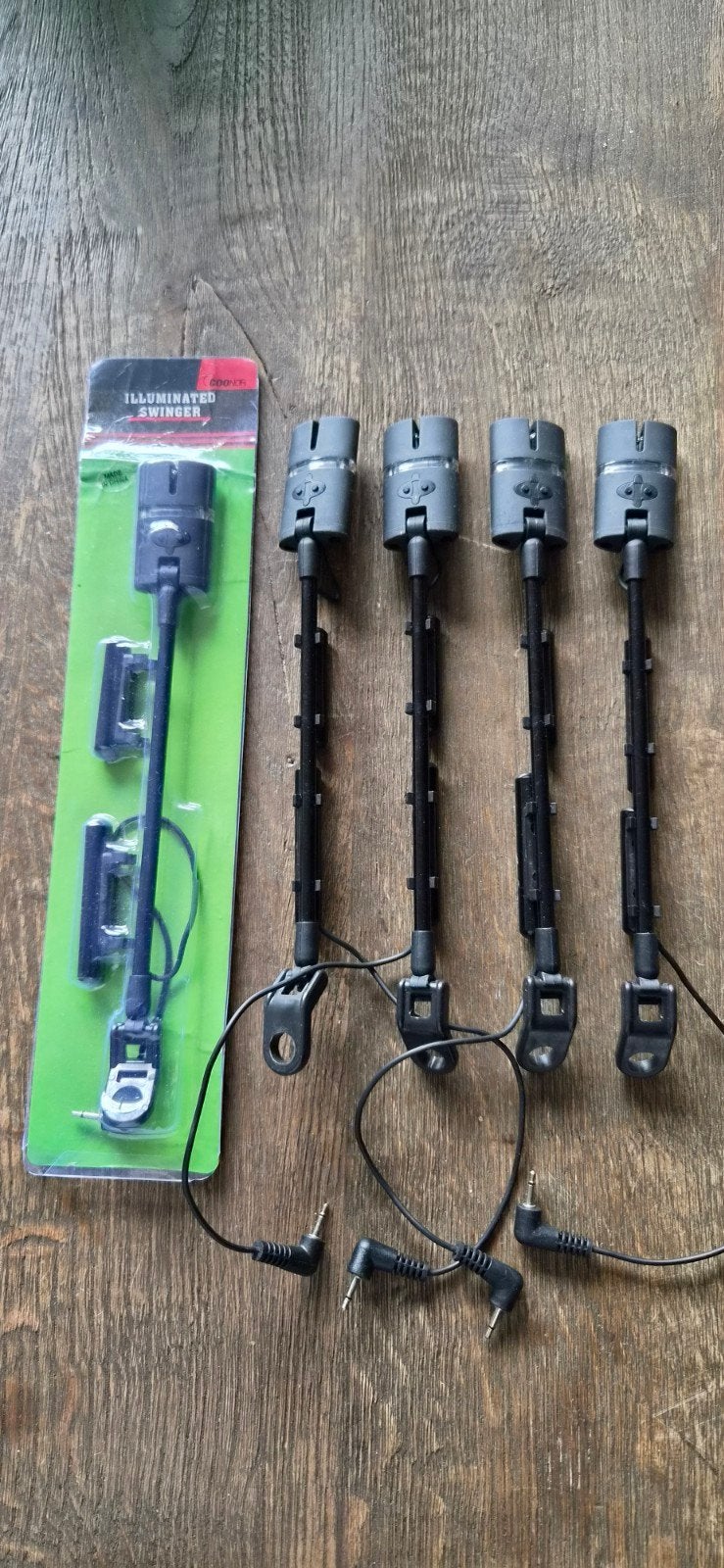 Set van 5 verlichte swingers voor visbeetindicatie, Ophalen of Verzenden, Zo goed als nieuw, Overige typen
