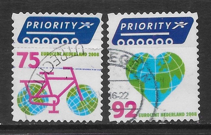 2008, Priority-zegels [2560-61] (K1910), Ophalen of Verzenden