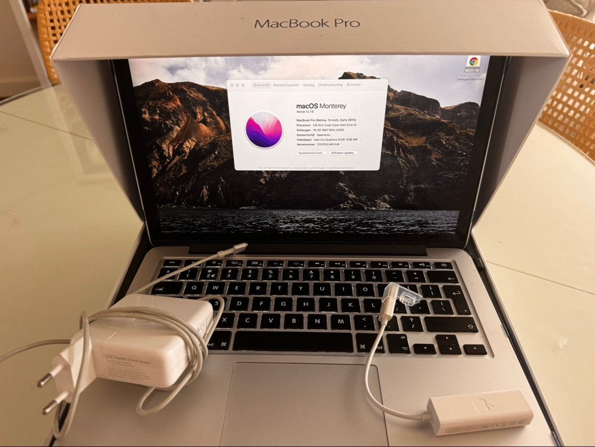 MacBook Pro 13" Ret. (2015) | 16GB Ram | 500GB SSD | 48 Cyc, 2 tot 3 Ghz, 13 inch, Zo goed als nieuw, Ophalen