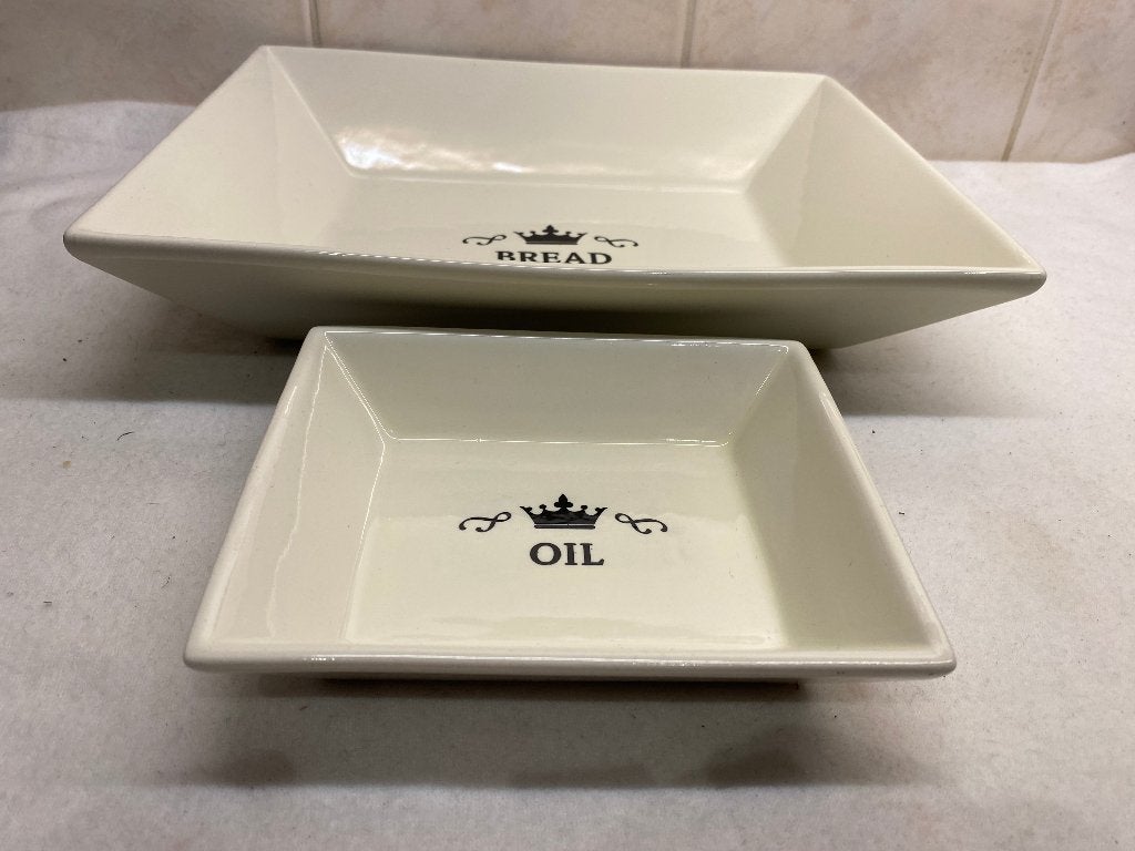 Engelse Oil & Bread Schalen (3), Ophalen of Verzenden
