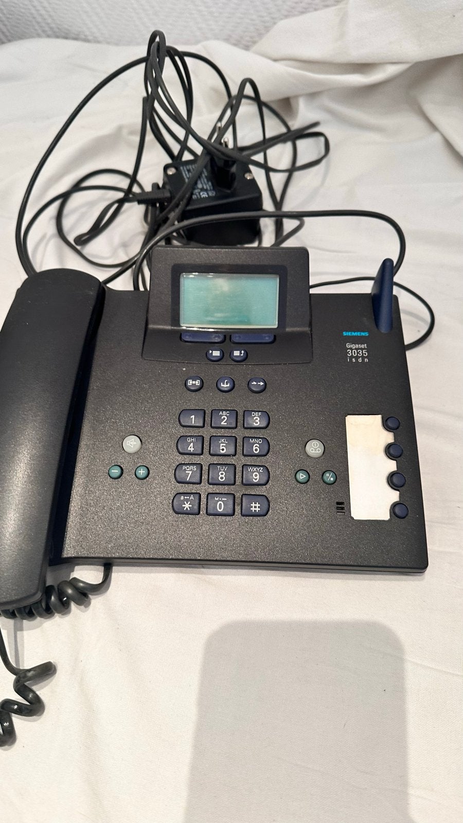 Siemens Gigaset 3035 ISDN met draadloze handset, Telecommunicatie, Ophalen of Verzenden, Gebruikt
