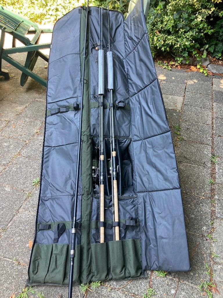 Karper hengelsport complete karper uitrusting, Ophalen, Zo goed als nieuw