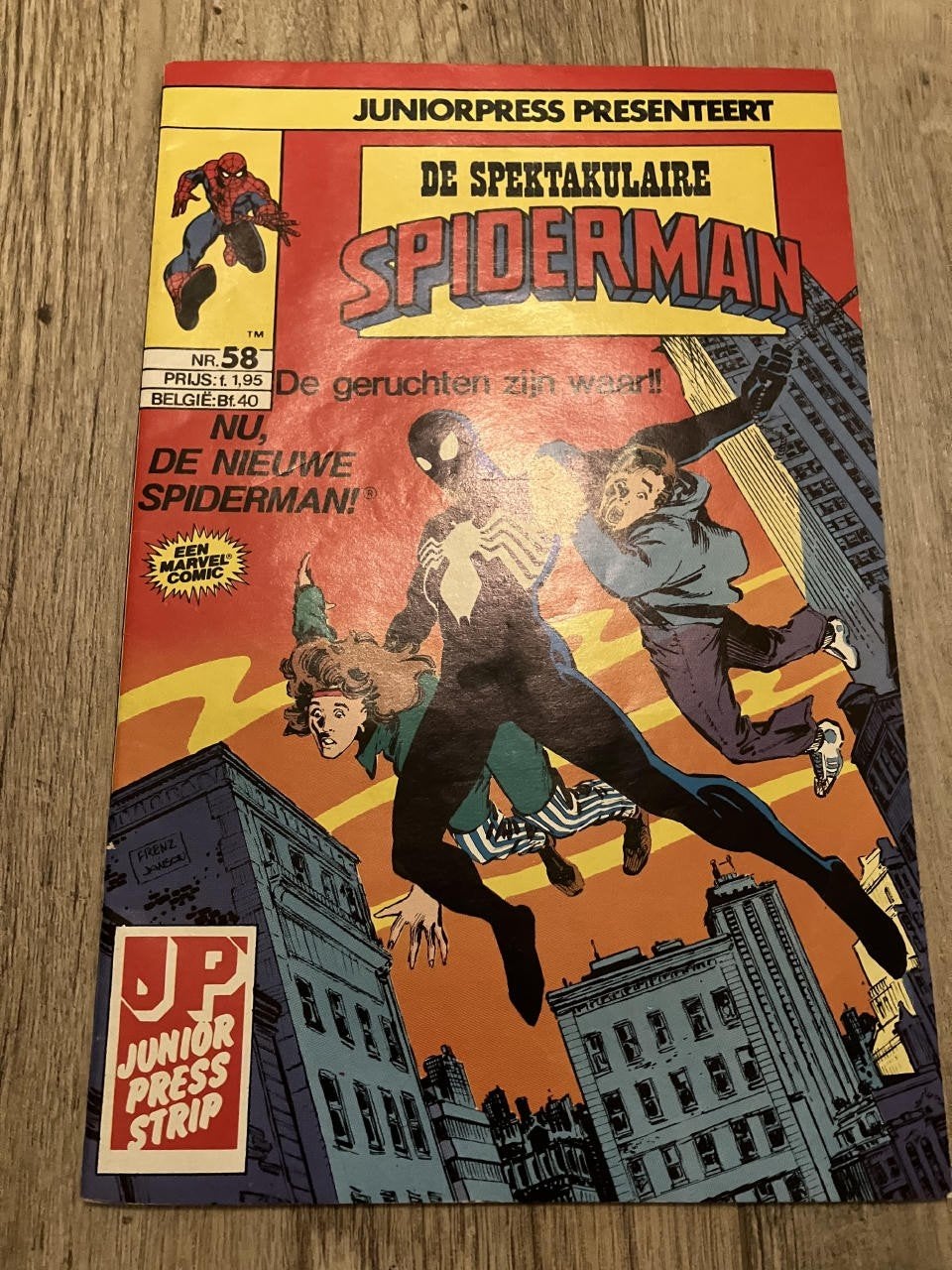 De Spektakulaire Spiderman Juniorpress nr. 58 (1984), Boeken, Eén stripboek, Ophalen of Verzenden, Gelezen, Marvel Comics Group