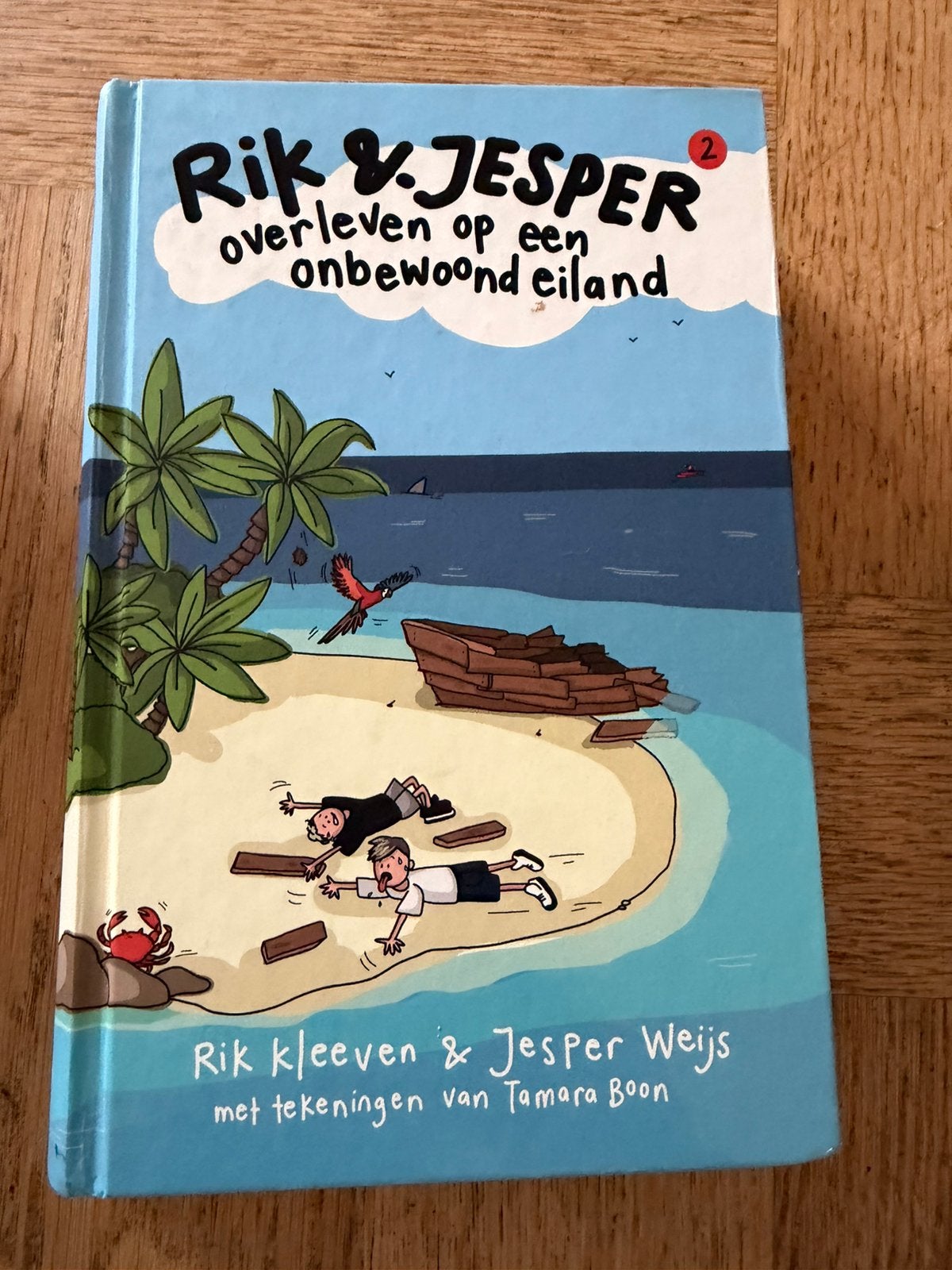 Rik en Jesper overleven op een onbewoond eiland, Fictie algemeen, Rik Kleeven; Jesper Weijs, Ophalen of Verzenden, Zo goed als nieuw