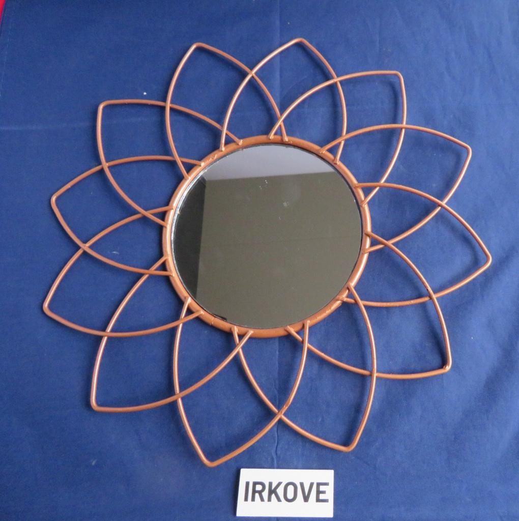 KOPEREN ZON SPIEGEL * Gaaf *, Huis en Inrichting, Woonaccessoires | Spiegels, Zo goed als nieuw, Minder dan 50 cm, Minder dan 100 cm
