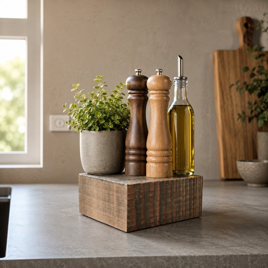 Houten blok - plateau - onderzetter douglas H9cm #D23, Huis en Inrichting, Woonaccessoires | Zuilen en Pilaren, Houtatelier M.Y.