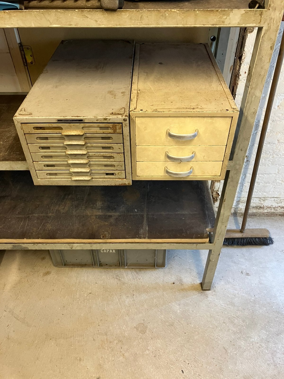 2 vintage laden kastjes, Huis en Inrichting, Ophalen, Gebruikt