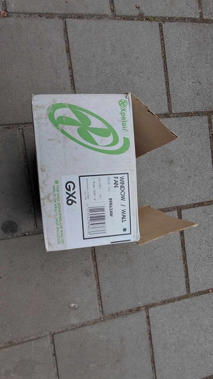 Xpelair GX6 Raam/Muur Ventilator - Nieuw in Doos, Verzenden
