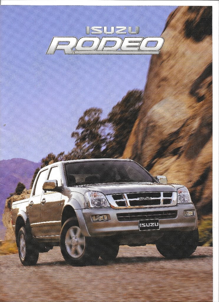 ISUZU RODEO,  3 folders, Ophalen of Verzenden, Zo goed als nieuw, Overige merken