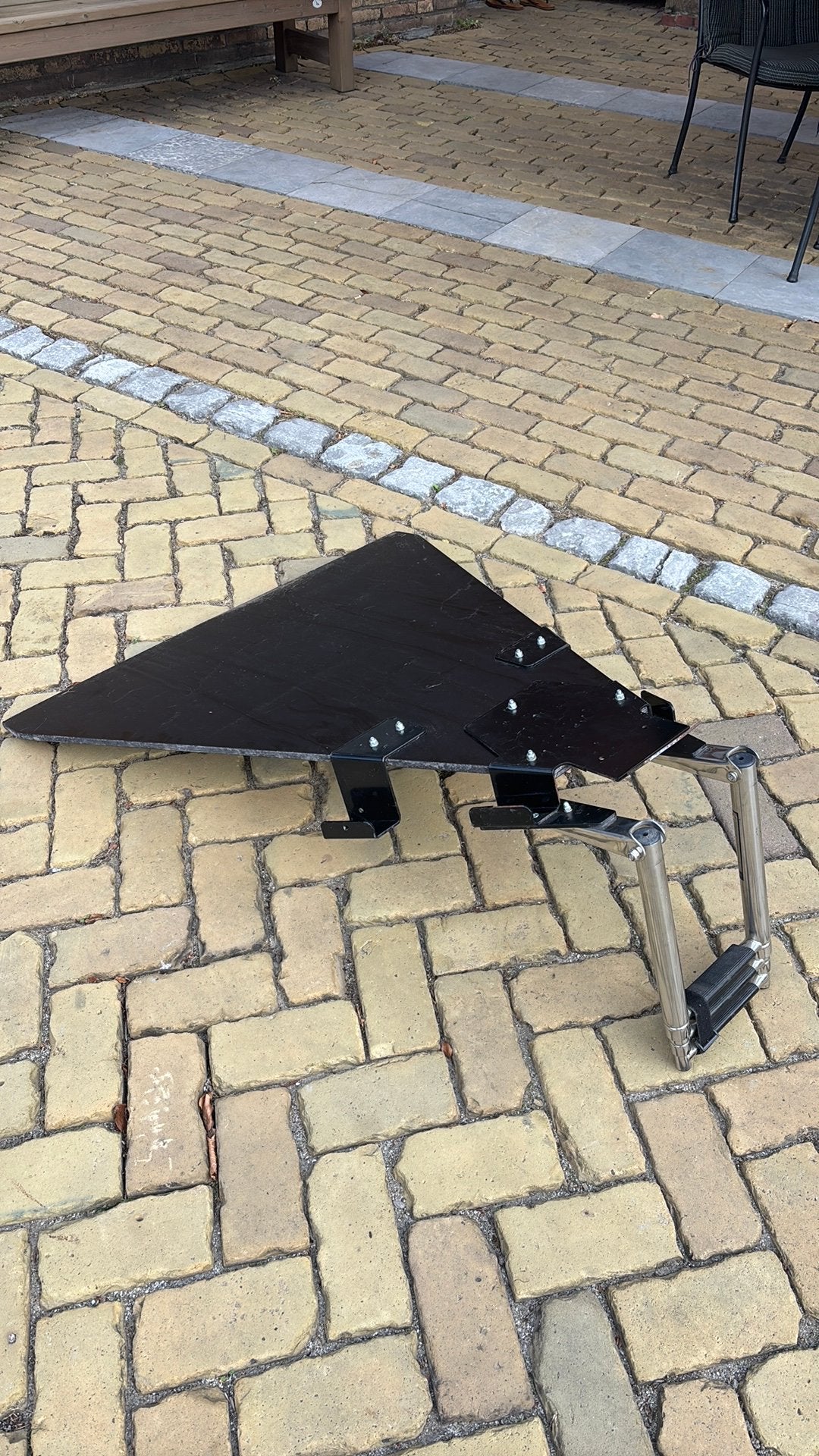 Portabote zwemdek met telescopische RVS trap, Ophalen, Gebruikt, Overige typen