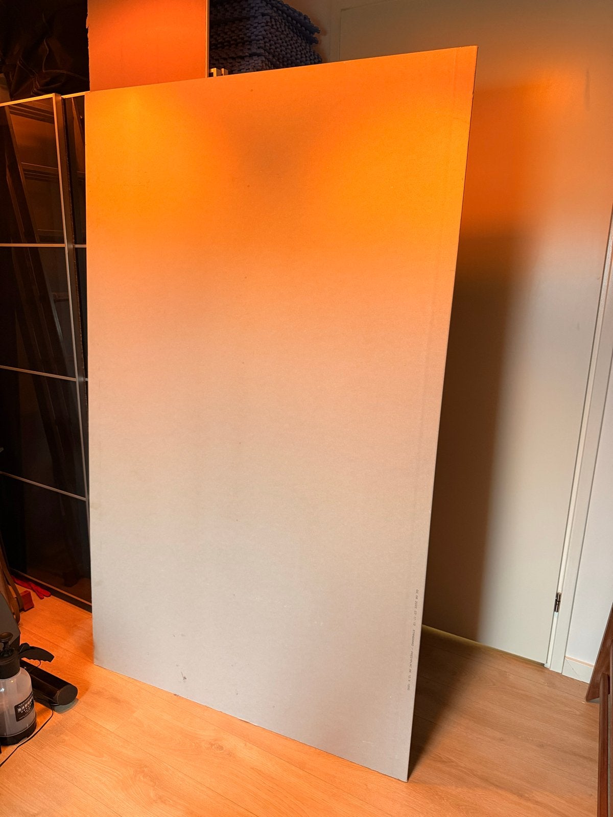 Gipsplaat 120x198 cm, Doe-het-zelf en Verbouw, Ophalen, Gebruikt, Overige materialen, Minder dan 20 mm