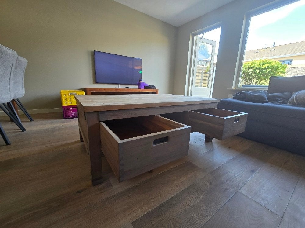salontafel, Ophalen, Overige materialen, Gebruikt, 100 tot 150 cm