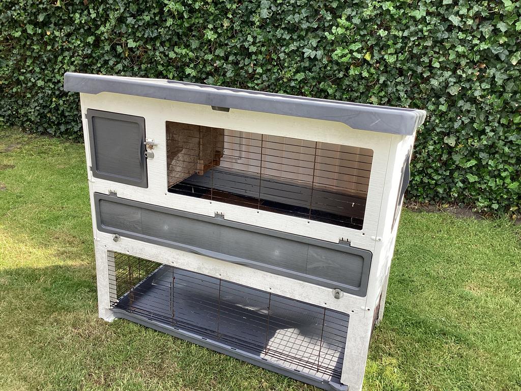Konijnenhok kunststof, Ferplast, Dieren en Toebehoren, Knaagdieren en Konijnen | Hokken en Kooien, Ophalen, 90 cm of meer, Konijn