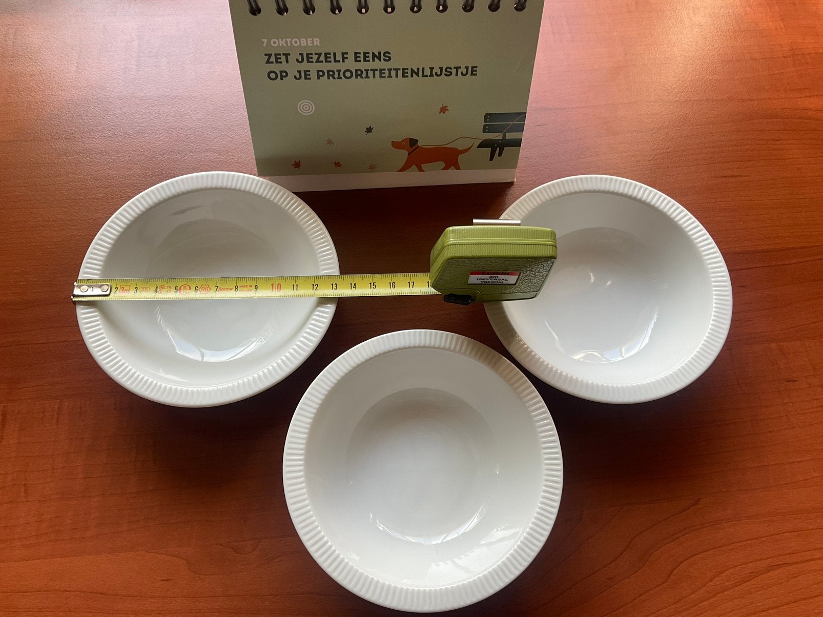3 royal porcelain dessertschaaltjes 13.2 (=arzberg cannelee), Huis en Inrichting, Arzberg, Ophalen of Verzenden, Porselein, Schaal of Schalen