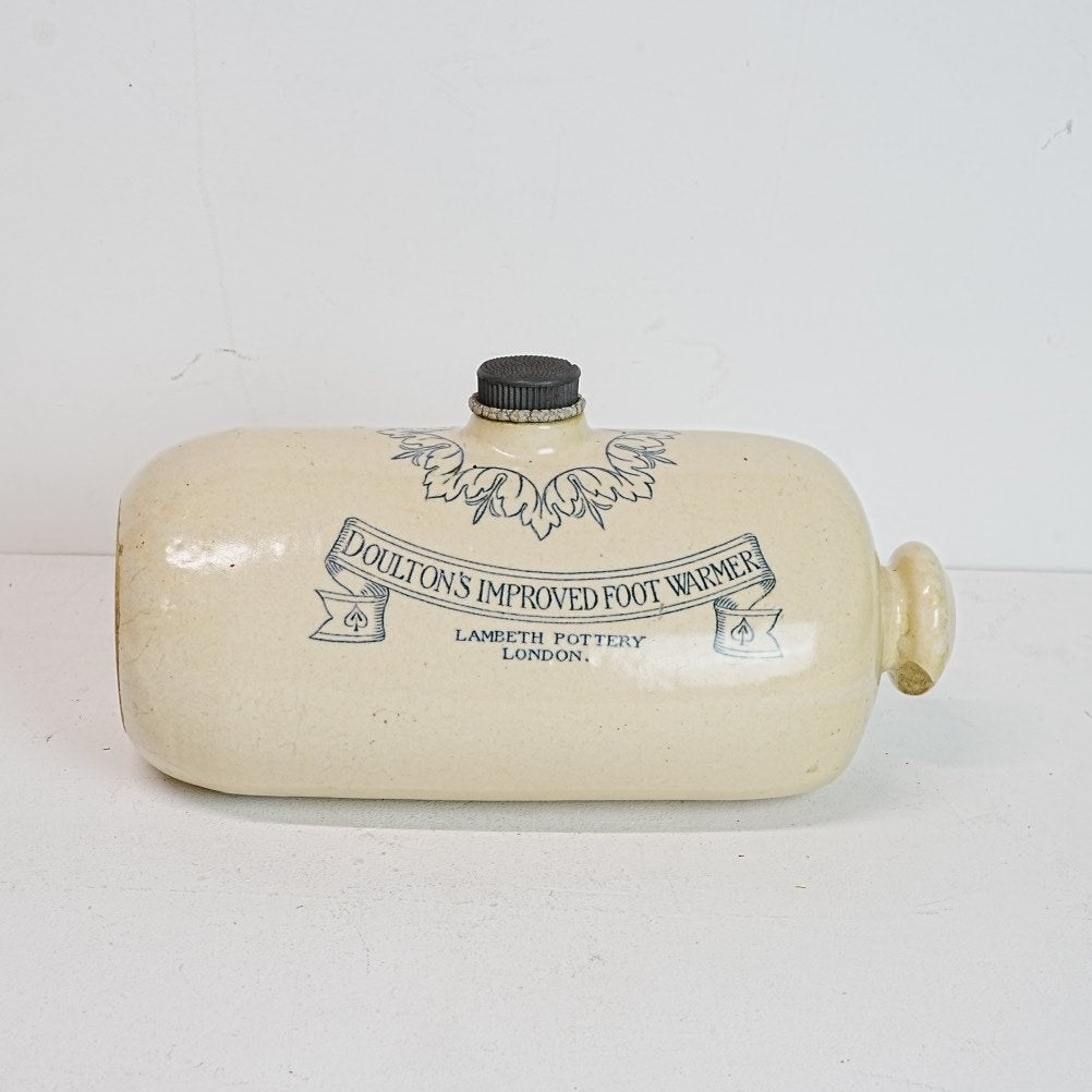 Antieke stenen voetenwarmer., Ophalen of Verzenden