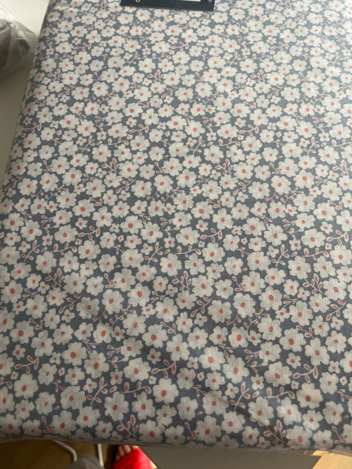 Dekbedovertrek 240x220 met bloemenpatroon, Huis en Inrichting, Slaapkamer | Beddengoed, Dekbedovertrek, Katoen, Nieuw, Ophalen of Verzenden