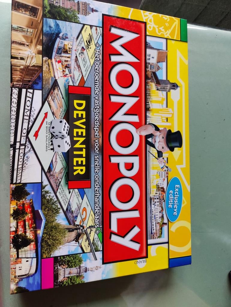 Monopoly Deventer - Exclusieve editie, Hobby en Vrije tijd, Gezelschapsspellen | Bordspellen, Vijf spelers of meer, Ophalen of Verzenden