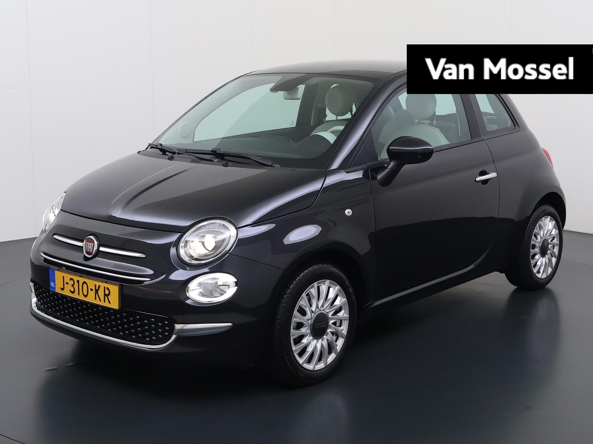 Fiat 500 1.0 Hybrid Lounge | Navigatie | LM velgen | Cruise, Auto's, Voorwielaandrijving, 12 maanden, Stof, Euro 6
