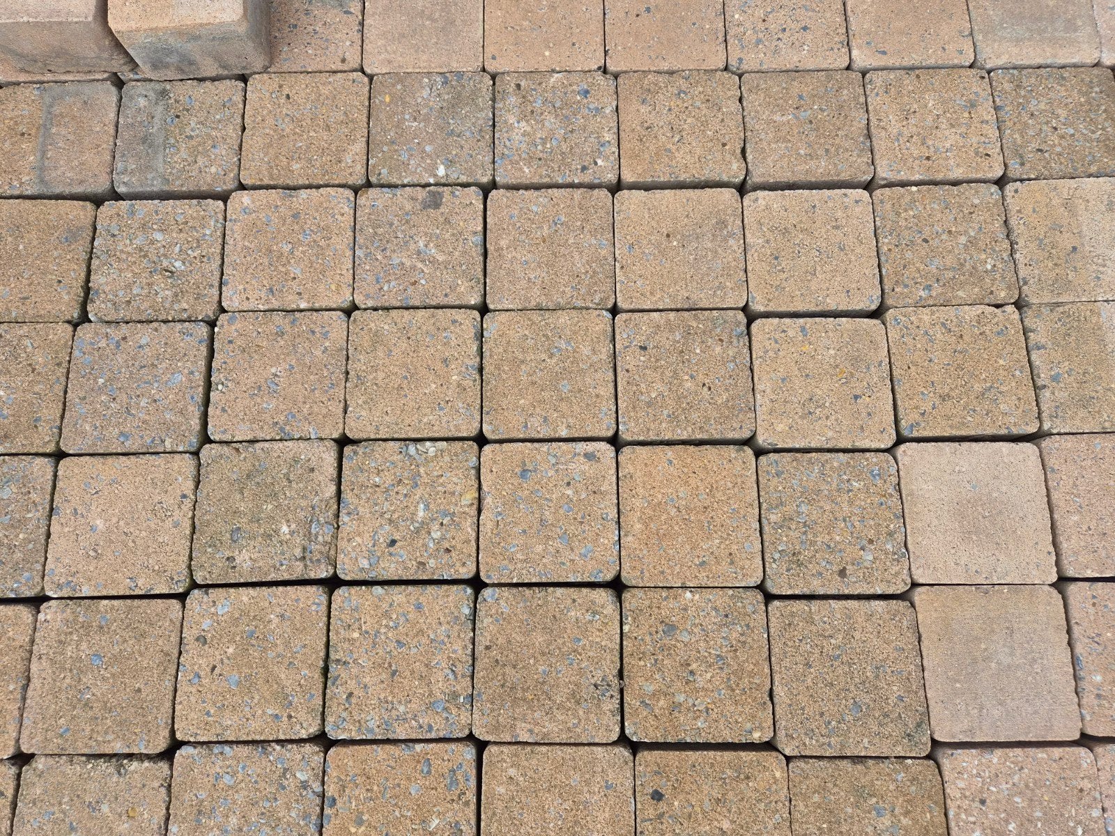 Koppelstones oranje 10x10x6 cm - 725 stuks (7m²), Ophalen, Gebruikt, Klinkers, 5 tot 10 m²