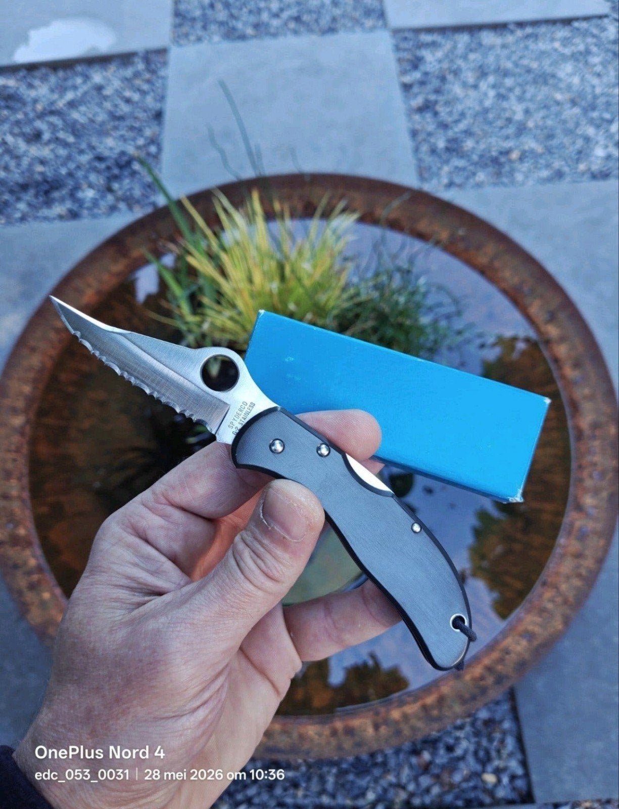 Spyderco C01 SATU Tuffram Worker zakmes., Ophalen of Verzenden, Zo goed als nieuw