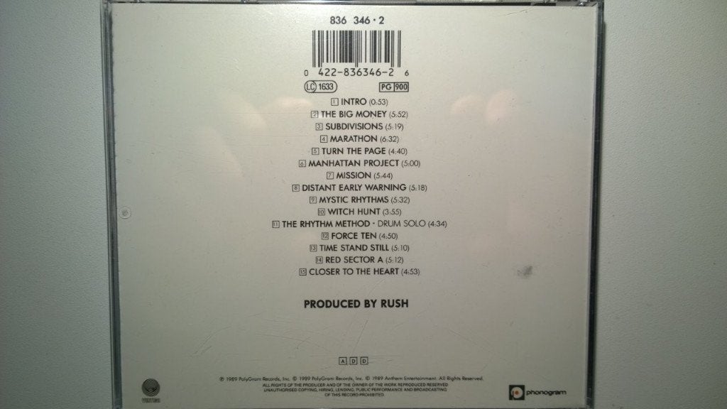 Rush - A Show Of Hands, Ophalen of Verzenden, Zo goed als nieuw, Poprock, Album