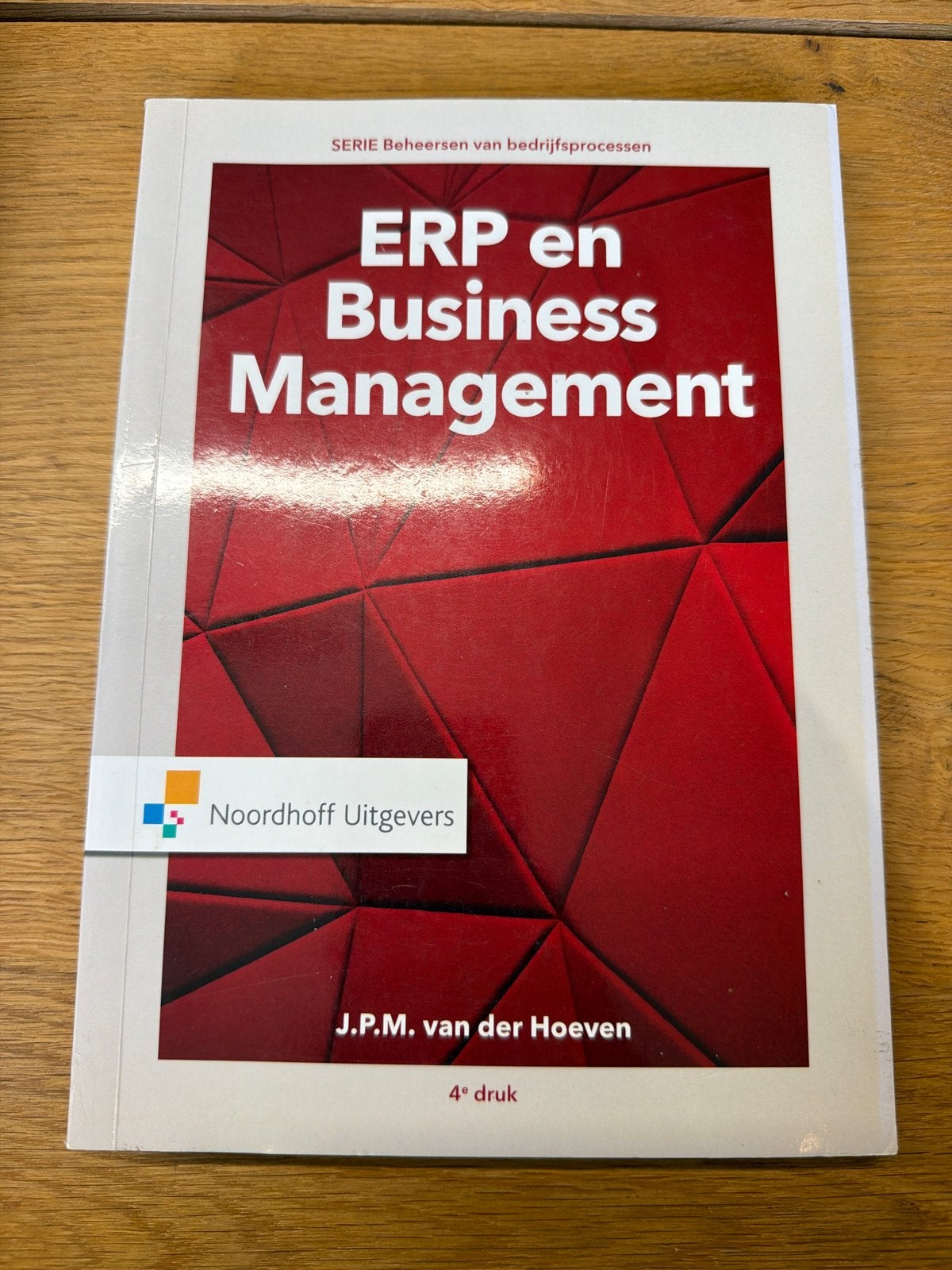 ERP en Business Management - J.P.M. van der Hoeven, Ophalen of Verzenden, Gamma, Zo goed als nieuw, HBO