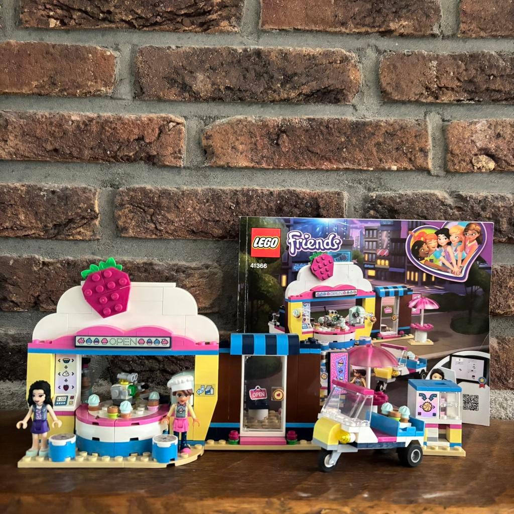LEGO Friends - Olivia’s cupcakecafé - 41366, Gebruikt, Lego, Friends, Ophalen of Verzenden