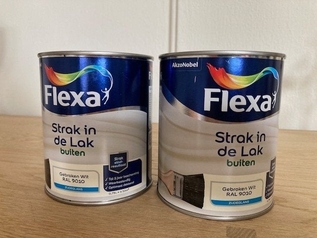 Histor strak in de lak buiten  - zijdeglans RAL 9010, Ophalen, Wit, Nieuw, Lak