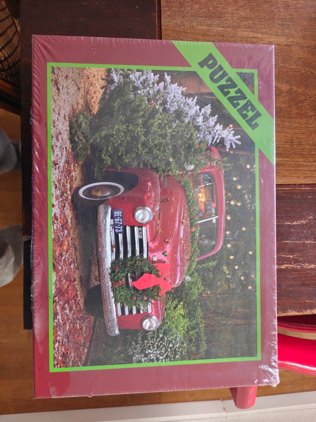 Nieuwe Kerst Puzzel 1000 stukjes - Rode Truck, Ophalen of Verzenden, 500 t/m 1500 stukjes, Nieuw, Legpuzzel
