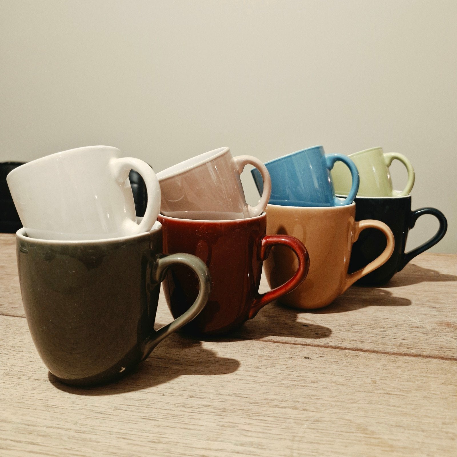 8 diverse koffie / thee mokken, waarvan 4 van IKEA, Gebruikt, Keramiek, IKEA, Mok