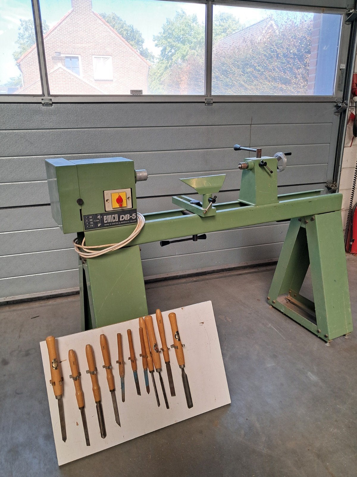 Hout Draaibank 230v draaibank, Ophalen