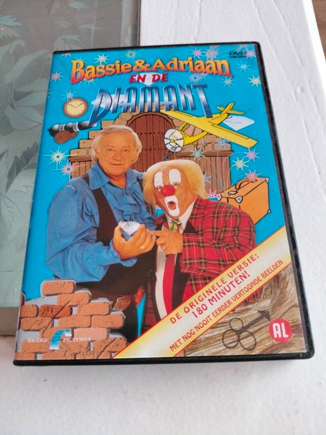 Bassie en Adriaan en de Diamant dvd., Cd's en Dvd's, Dvd's | Kinderen en Jeugd, Gebruikt, Alle leeftijden, Tv-serie, Ophalen of Verzenden