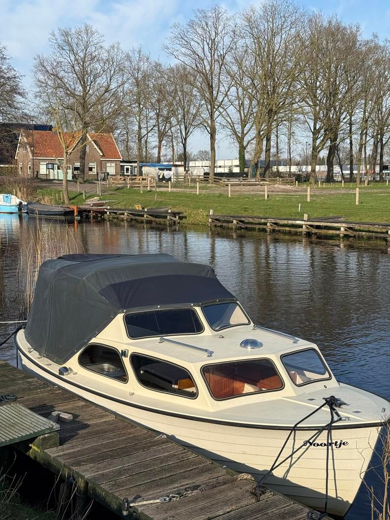 Noorse sloep spitsgatter fjord 20, Watersport en Boten, Sloepen, Ophalen, Gebruikt, Binnenboordmotor, Polyester